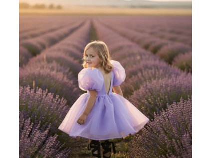 DOLLY PUFF LOVE šaty lavender