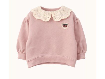 BASIC SPRING tepláková mikina pink