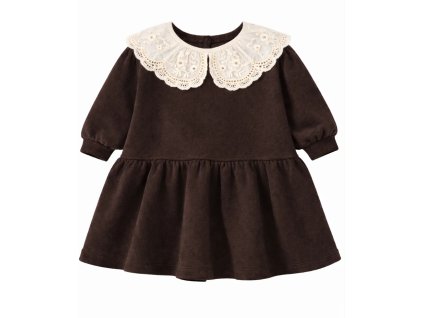 APRES SKI Mikinové šaty s odnímateľným golierom