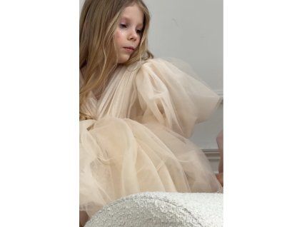 Aria luxusné šaty champaign