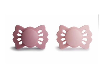 DVOJBALENIE CUMLÍKOV FRIGG BUTTERFLY CREAM/ BLUSH, 0-6M, SILIKÓN