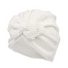 Detský turbánik zateplený white