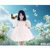 DOLLY BUTTERFLY šaty motýle white