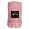 Lullalove Bambusová dečka Pivonka - Klasický úplet