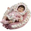realisticke miminko s mekkym telem 45cm de cuna laura v hnizdecku