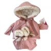 obleceni pro panenku o velikosti 45cm de cuna light pink set