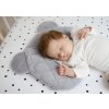 VANKÚŠ SLEEPEE ROYAL BABY TEDDY BEAR PILLOW - SIVÁ