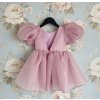 DOLLY PUFF LOVE šaty dusty pink