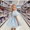 DOLLY PUFF LOVE šaty light blue