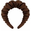 D APRES SKI Vyšívaná čelenka -čokoládová