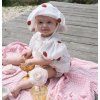 Rampers mušelín vyšívané STRAWBERRY