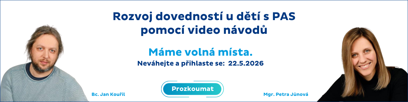 Rozvoj dovedností u dětí s PAS pomocí video návodů
