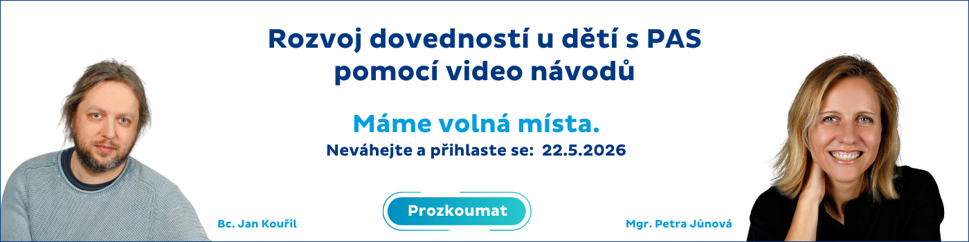 Rozvoj dovedností u dětí s PAS pomocí video návodů