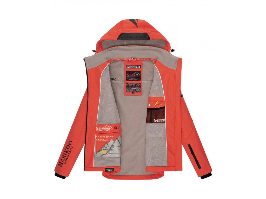 Dámská bunda Softshell Mountain Mount-Cho-Oyu Marikoo - CORAL - Navahoo.cz  eshop