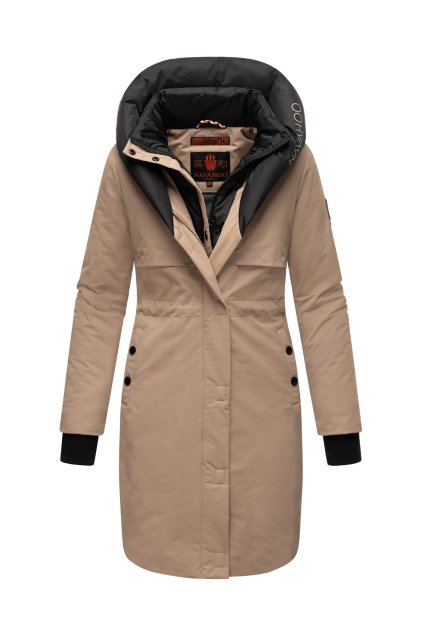 Dámská zimní bunda Navahoo Snowelf - TAUPE GREY