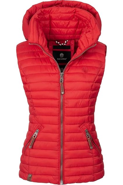 Dámská vesta s kapucí Shadaa Navahoo - RED