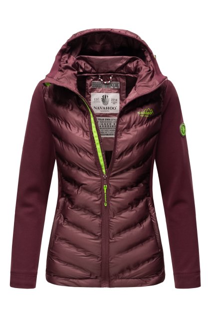 Dámská bunda Nimm mich mit Navahoo - AUBERGINE