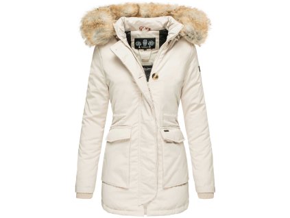 Dámská zimní bunda s kapucí Schneeengel Navahoo 2019 - BEIGE