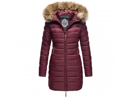 Dámská zimní bunda s kapucí ROSE 110 Marikoo 2019 - WINE