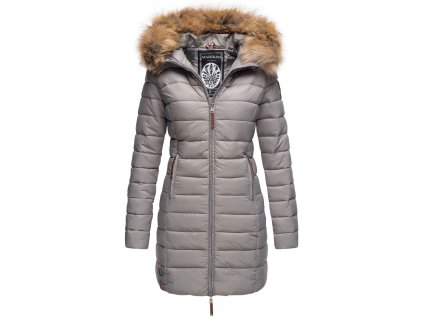 Dámská zimní bunda s kapucí ROSE 110 Marikoo 2019 - GREY