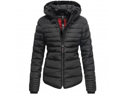 Dámská zimní bunda s kožíškem Amber Marikoo 2019 - BLACK