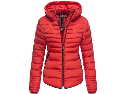 Dámská zimní bunda s kožíškem Amber Marikoo - RED