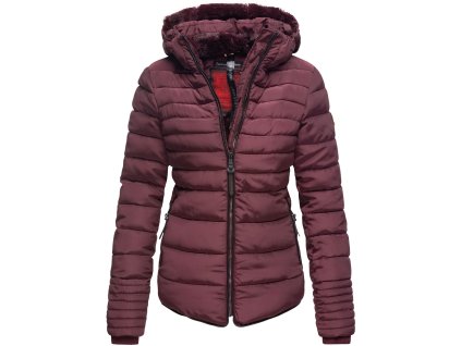 Dámská zimní bunda s kožíškem Amber Marikoo 2019 - WINE