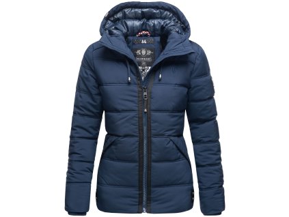 Dámská zimní bunda s kapucí Liebeswolke Marikoo - NAVY
