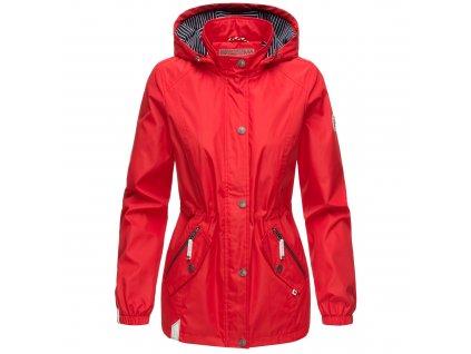 Dámská jarní/podzimní softshell bunda Dein Kussmäulchen - RED