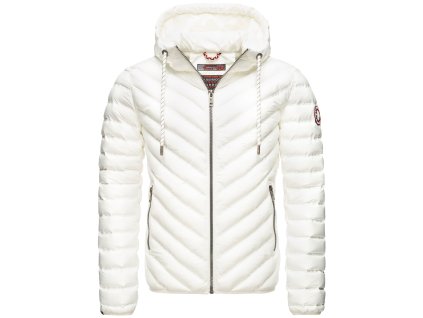 Pánská jarní/podzimní přechodová bunda Fey Tun Navahoo - OFF WHITE