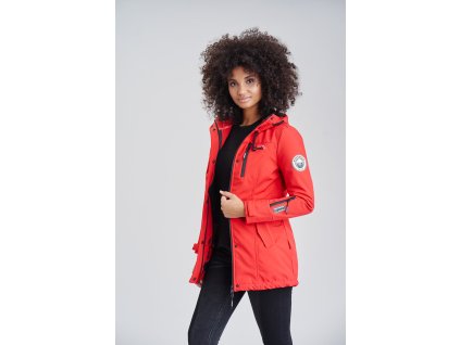 Dámská zimní bunda Zimtzicke softshell 7000 dry-tech Marikoo - RED