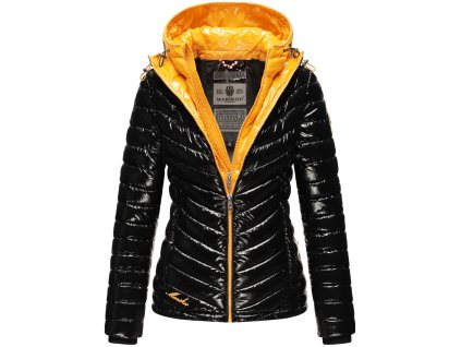 Dámská zimní bunda Lenjaa Marikoo - BLACK/YELLOW