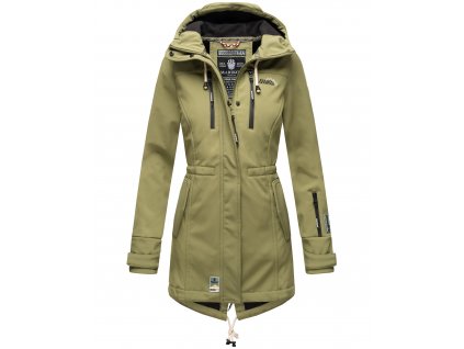 Dámská zimní bunda Zimtzicke softshell 7000 dry-tech Marikoo - OLIVE
