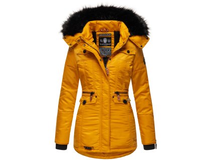 Dámská zimní bunda s kapucí Schatzchen Navahoo - YELLOW