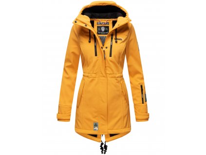Dámská zimní bunda Zimtzicke softshell 7000 dry-tech Marikoo - AMBER YELLOW