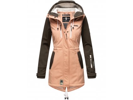 Dámská zimní bunda Zimtzicke color 7000 dry-tech Marikoo - ROSE-ANTRACITE