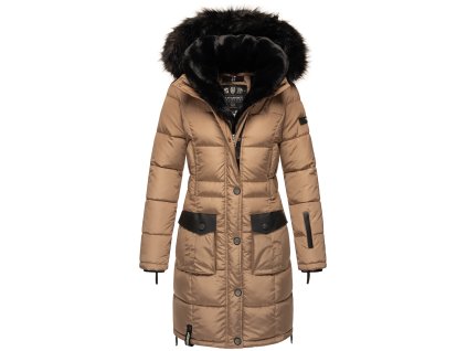Dámská zimní bunda kabát Sinja Navahoo - TAUPE