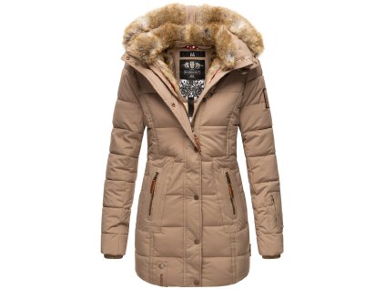 Dámská zimní bunda Lieblings Jacke Premium Marikoo - TAUPE
