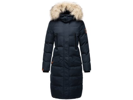 Dámská dlouhá zimní bunda Schneesternchen Navahoo - NAVY