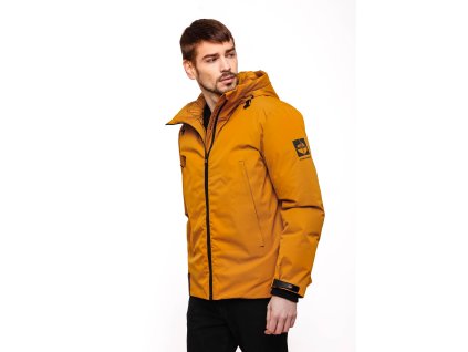 Pánská outdoorová nepromokavá bunda Moagaa Stone Harbour - OCHER BROWN