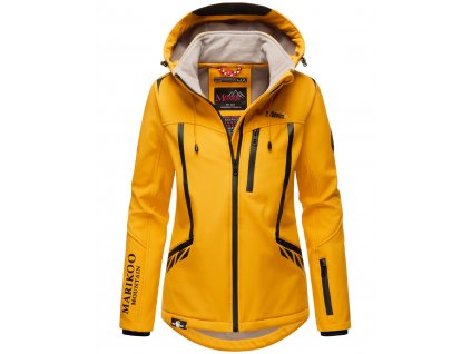 Dámská bunda Softshell Mountain Mount-Cho-Oyu Marikoo - AMBER YELLOW