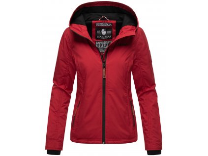 Dámská outdoorová bunda s kapucí Brombeere Marikoo - DARK RED