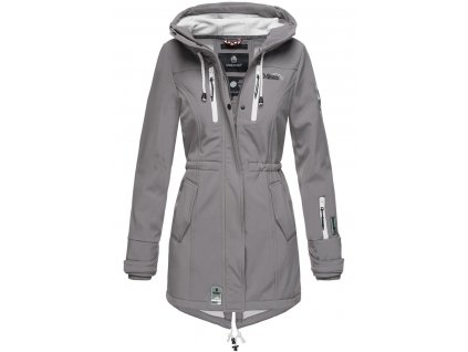 marikoo zimtzicke damen lange softshell jacke b614 grau groesse m gr 38