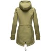 Dámská dlouhá softshellová bunda Marikoo Zimtzicke - OLIVE
