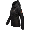 Marikoo Brombeere dámská přechodová bunda s kapucí - BLACK