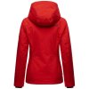 Marikoo Brombeere dámská přechodová bunda s kapucí - RED
