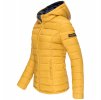 Dámská bunda s kapucí Lucy Marikoo - YELLOW