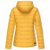Dámská bunda s kapucí Lucy Marikoo - YELLOW