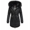 Dámská zimní dlouhá bunda/kabát Luluna Princess Navahoo - BLACK