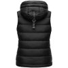 Dámská vesta s kapucí Taisaa Marikoo - BLACK